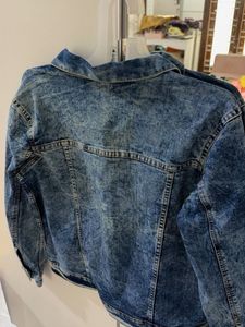 Blue Acid Wash Denim Jacket
