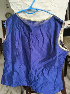 never used Beautiful Blue Ethnic Blouse