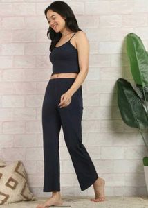 Shein Adjustable Spaghetti Strap Crop Top &amp; Pyjama