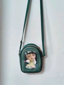 Cute Doll Face Crossbody Bag