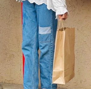 Wide Leg Cargo Jeans
