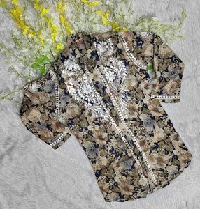 Chikankari Rayon Women Shirt 👕