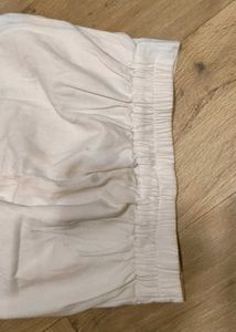 Women's White Cropped Pants