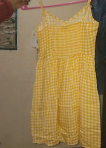 Yellow Gingham Sundress
