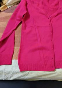 Pink Knit Cardigan