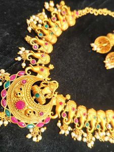 Exquisite Elephant Motif jewellery set