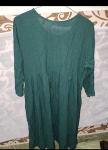 Green Embroidered Kurta Set