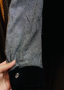 Velvet Wrap Up Coat