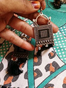 Ethnic Choker Necklace &amp; Earrings Set