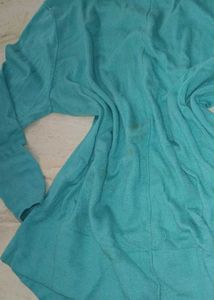 Teal Long Sleeve Top