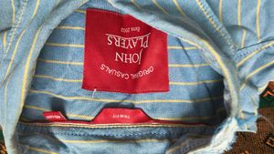 Men's Striped Button-Down Shirt