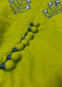 Karigari green kurti!