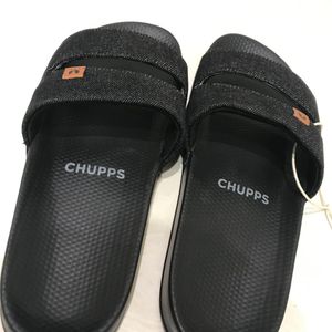 Stylish Black Slides