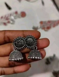 Boho Silver Earrings Set Of 4