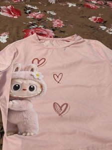 Cute Pink Graphic T-Shirt