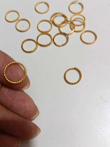 Gold Twisted Nose Rings