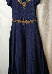 BLUE WEDDING GOWN
