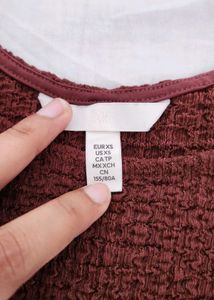 Burgundy Maroon Textured Bodycon Maxi Dress