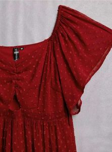 Elegant Maroon Maxi Dress