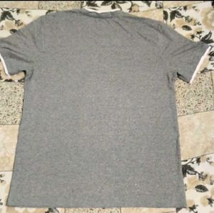Gray V-Neck T-Shirt