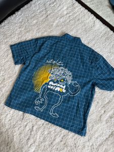 Men's Blue Plaid "Weirdo" Shirt