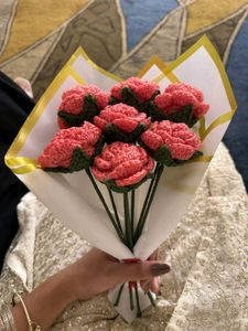 Crocheted Rose Bouquet