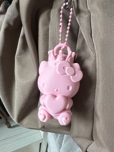 Cute Pink Hello Kitty Keychain