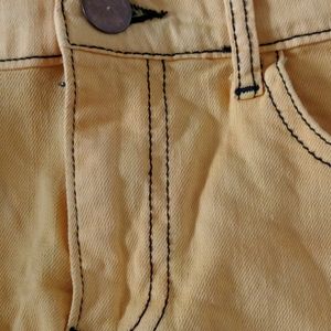 denim fitted miniskirt
