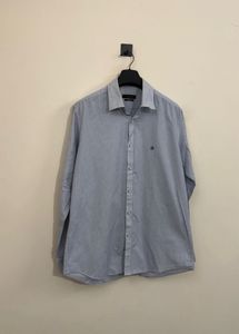 Striped Button-Up Shirt