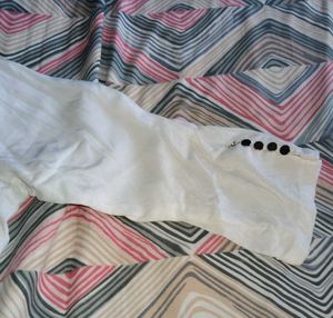 Elegant White Cotton Kurta