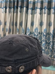 Distressed Y2k alt army cap