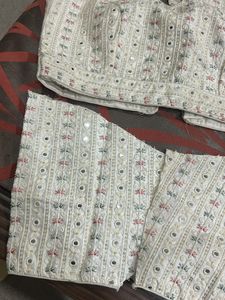 Embroidered Mirror Work Blouse