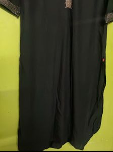 Black Color W Kurta For Ladies