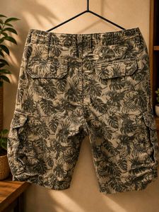 Men's Stylish Printed Cargo Shorts