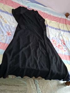 Elegant Black Embellished burqa