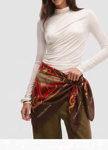 Designer Silk Scarf - Carolina Herrera