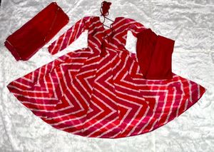 SUPER ATTRACTIVE PINK COLOUR ANARKALI SUIT