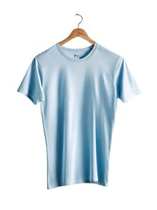 💥New Men's Premium Cotton Light Blue T-shirt