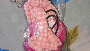 Sanrio Hello kitty mini pouch &amp; ribbon 🎀 hair tie