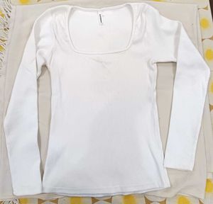 Aahwan Square Neck Long Sleeve Top