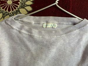 Light Purple Knit Sweater