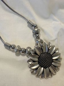 Sunflower Pendant Necklace
