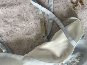 Light Blue Embroidered Camisole Top