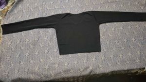 Classic Black V-Neck Top