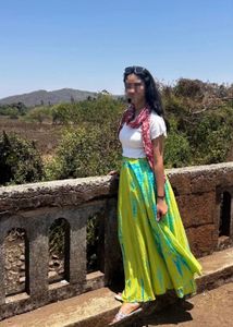 Boho Tie-Dye Maxi Skirt