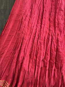 Vibrant Pink lehenga with Gold Accents