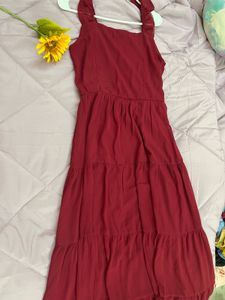 Branded Maroon dress🎀🎀