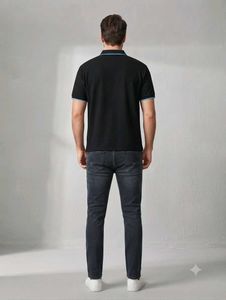 Men's Daikin Black Polo T-Shirt