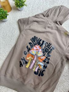 Comfortable Taupe Hoodie