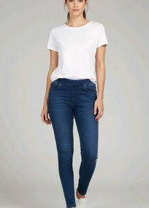 Dark Wash Denim Pull-On Jeggings